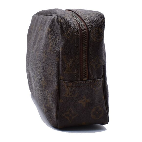 LOUIS VUITTON Trousse Toilette 28 Clutch Hand Bag Monogram Brown - Picture 4 of 14